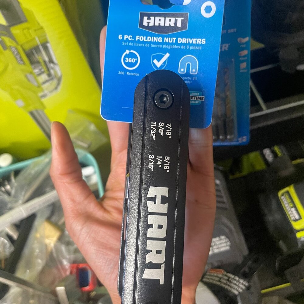Hart 6 Pc. Folding Nut Drivers